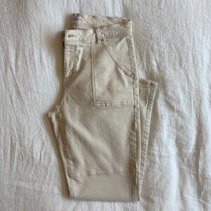 LOFT Girlfriend Utility Jeans (Size 30)